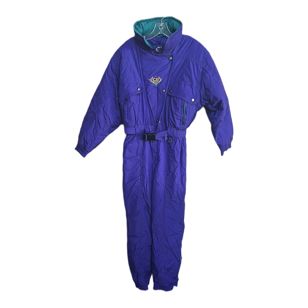 CB Sports Sz 12 Vintage Y2K‎ Purple Ski Bib Snow Suit